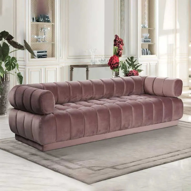 Luxury vertical channel sofa UAE