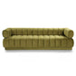 Modern tufted sofa in velvet