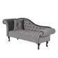 Vintage Upholstered Chaise Lounge
