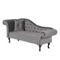 Vintage Upholstered Chaise Lounge