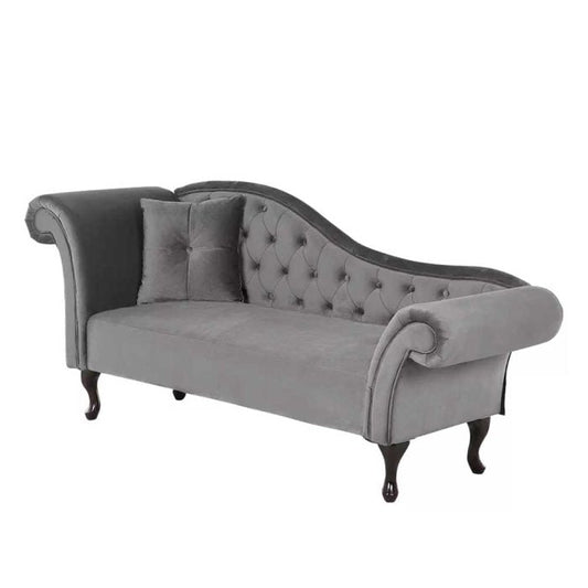 Vintage Upholstered Chaise Lounge