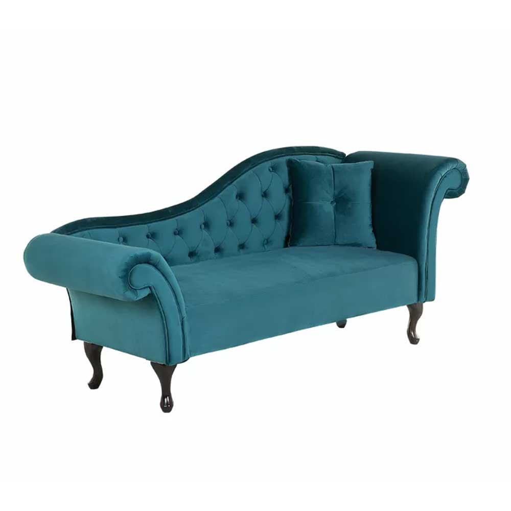 Vintage Upholstered Chaise Lounge