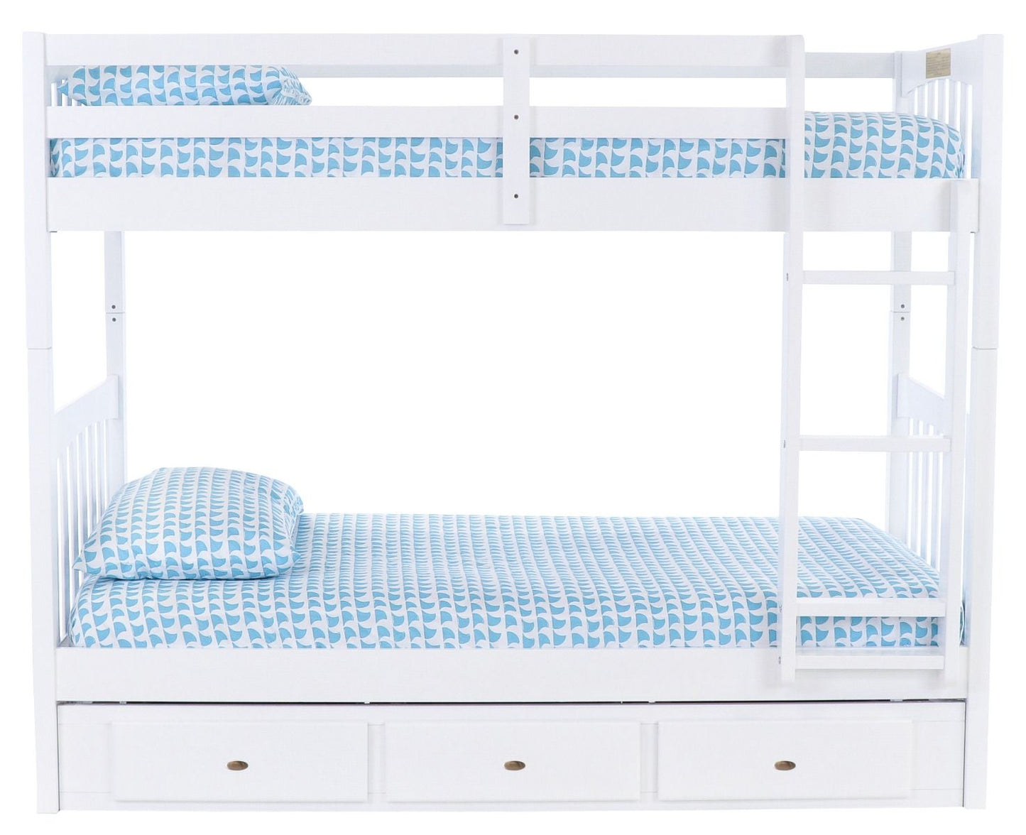 WHITE TWIN OVER TWIN BUNK BED | DISCOVERY WORLD FURNITURE | GIANCOLA | VIV + RAE