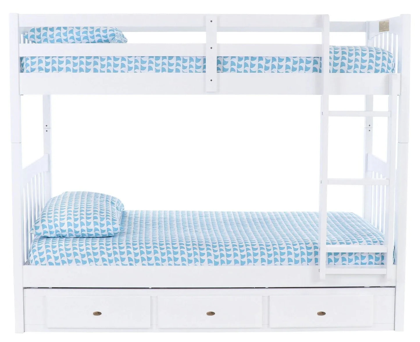 WHITE TWIN OVER TWIN BUNK BED | DISCOVERY WORLD FURNITURE | GIANCOLA | VIV + RAE