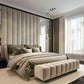 Channel Tufted Wall Panel Headboard Bed – Customizable Elegance for Any Space