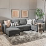 Zahra 6-piece Sofa Sectional with Ottoman for Dubai Homes