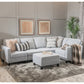 Zahra 6-piece Sofa Sectional with Ottoman for Dubai Homes