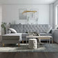 Zavior Furniture 2Piece Corner Sofa Chaise
