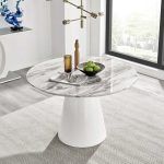 Zavior Furniture Pedestal Dining Table