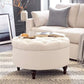 Zavior Tufted Round Storage Ottoman