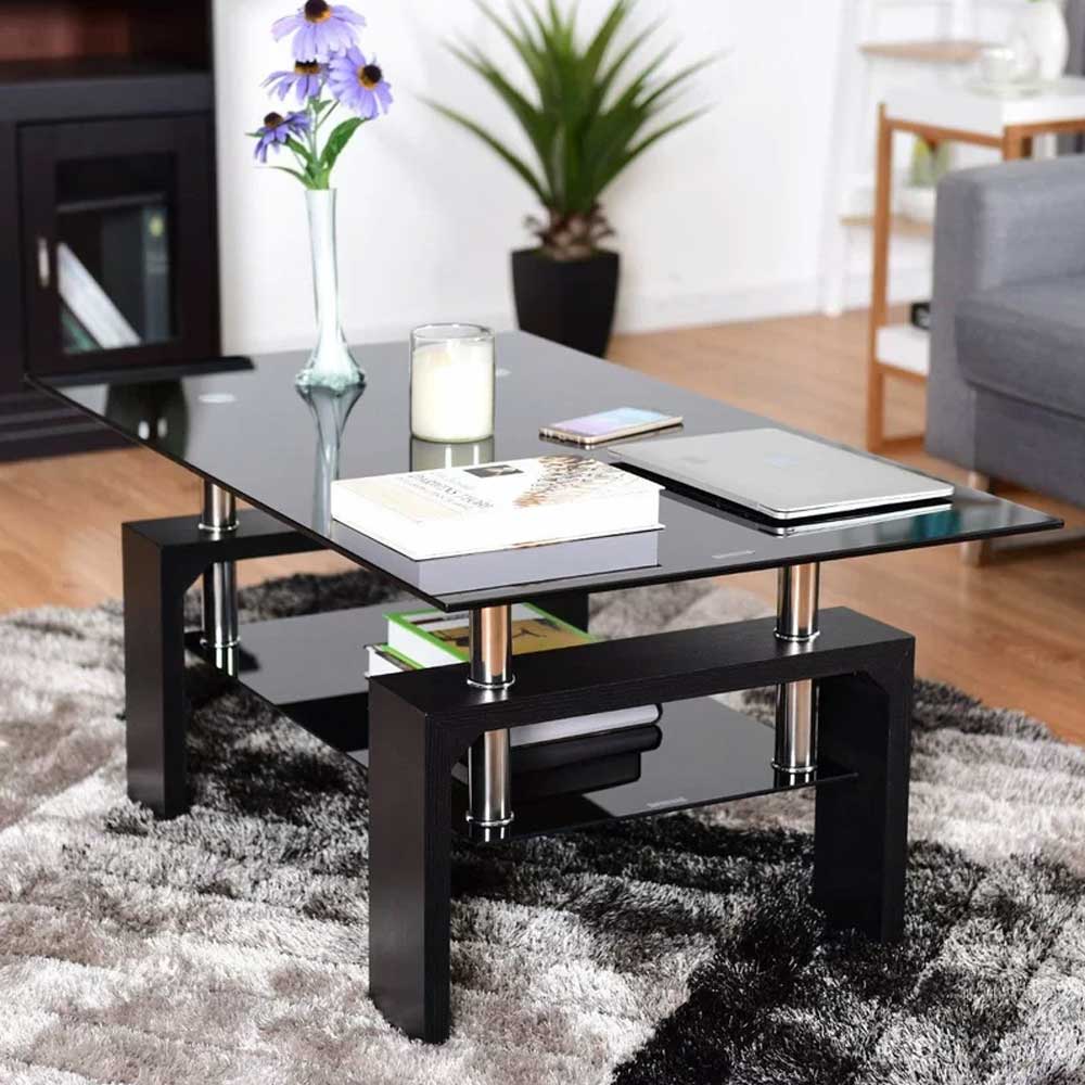 Zavior Furniture Kissena 4 Legs Coffee Table
