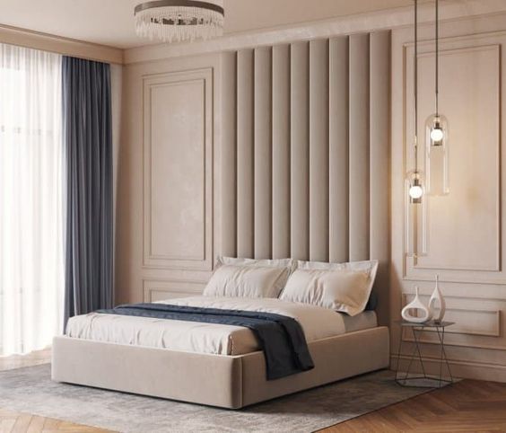 Personalized Wall Panel Headboard Bed