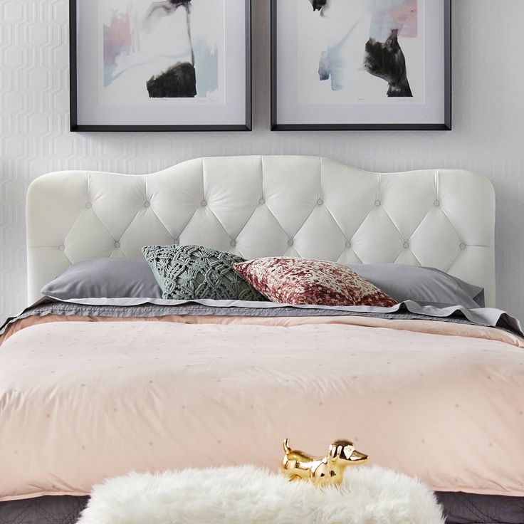 Simple Living Tessa Upholstered Queen Bed