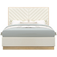 Cross Lines Tufted Wall Panel Headboard Bed – Luxurious Upholstery for Customizable Wall Design