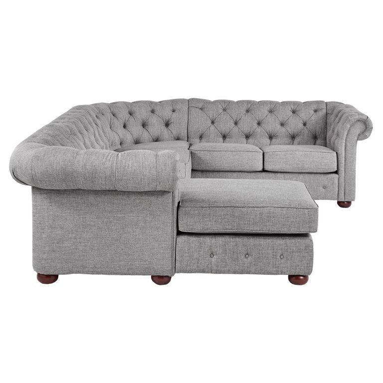 Knightsbridge Chesterfield U-Shaped Sectional Sofa in Dubai - Luxury Seating for Your Living Room