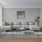 Wide Linen Symmetrical Modular Sofa in Velvet – Timeless Comfort Meets Modern Style