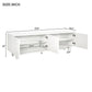 Minimalist TV Stand with Arch Cabinets for TVs Up to 78"