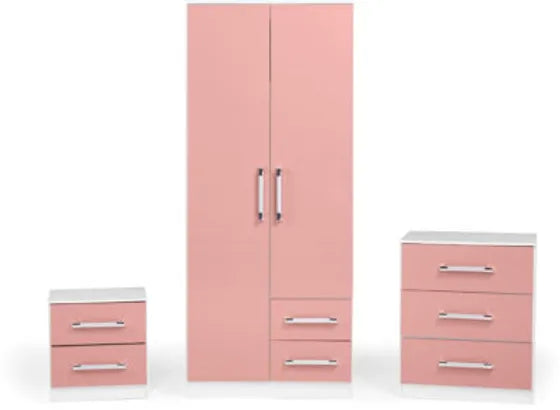 Jasper Pink Bedroom Set