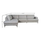Luxurious Left Corner Jasper Sectional Sofa – 1 Perfect Piece for Your Living Room