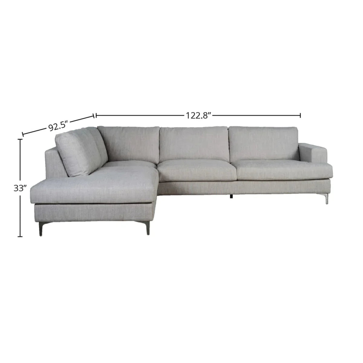 Luxurious Left Corner Jasper Sectional Sofa – 1 Perfect Piece for Your Living Room