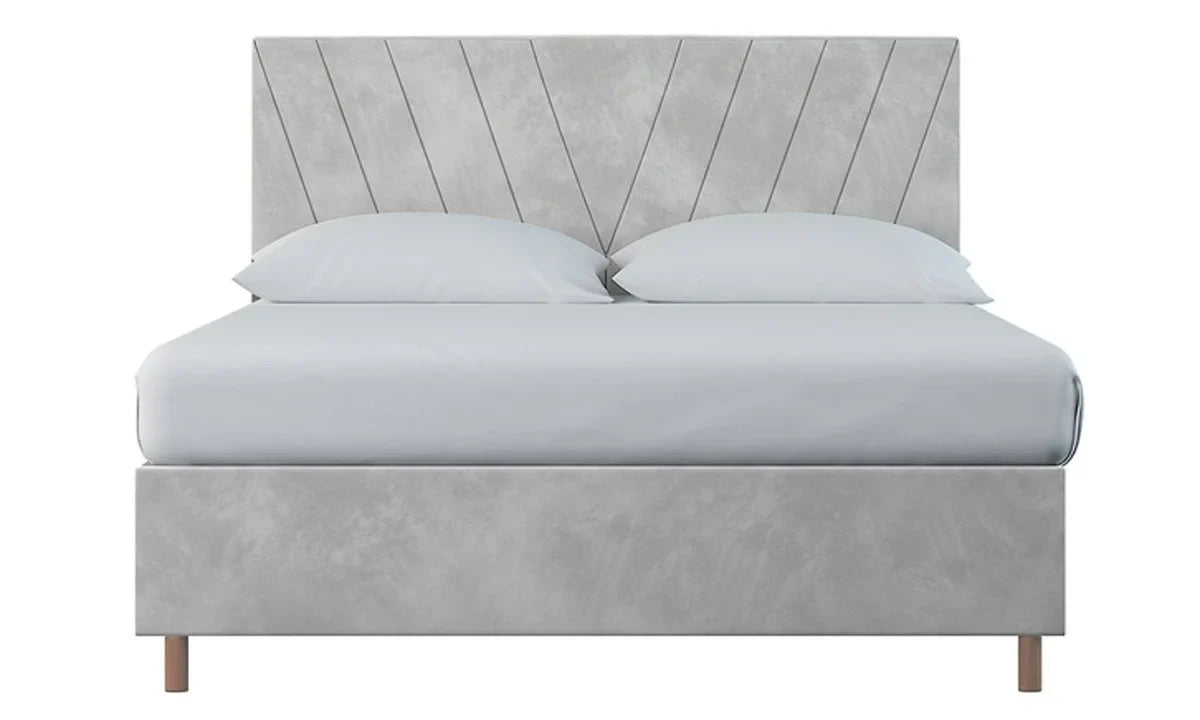 Virginia Velvet Tufted Bed