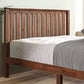 Espresso Solid Wood Plat Form Bed