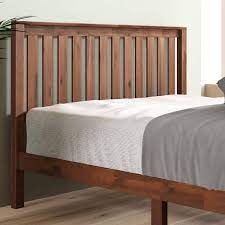 Espresso Solid Wood Plat Form Bed