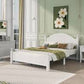 White 6 Piece Bedroom Set with Bed, Dresser & Mirror