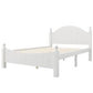White 6 Piece Bedroom Set with Bed, Dresser & Mirror