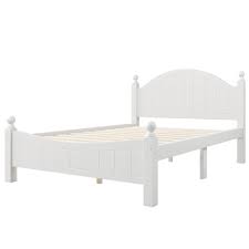 White 6 Piece Bedroom Set with Bed, Dresser & Mirror
