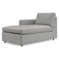 Barrett Left Arm Fabric Chaise Lounge