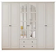 Bozeman 6 Door Wardrobe with Drawers