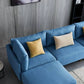 Wide Linen Symmetrical Modular Sofa in Velvet – Timeless Comfort Meets Modern Style