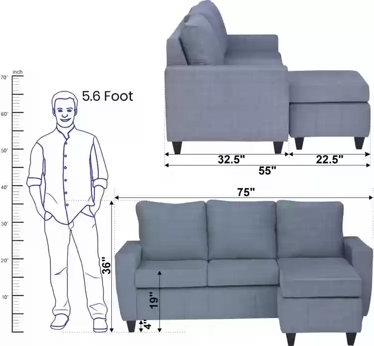 Aves Reversible Modular Sectional Sofa – 5 Configurations for Maximum Comfort