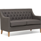 Button Tufted Traditional Sofa Set - Stylish, Durable & Comfortable (3 Sizes, 5 Color Options)