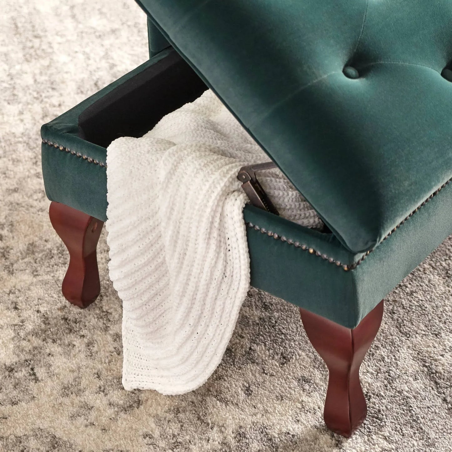 Simple Living Chaise Lounge with Storage