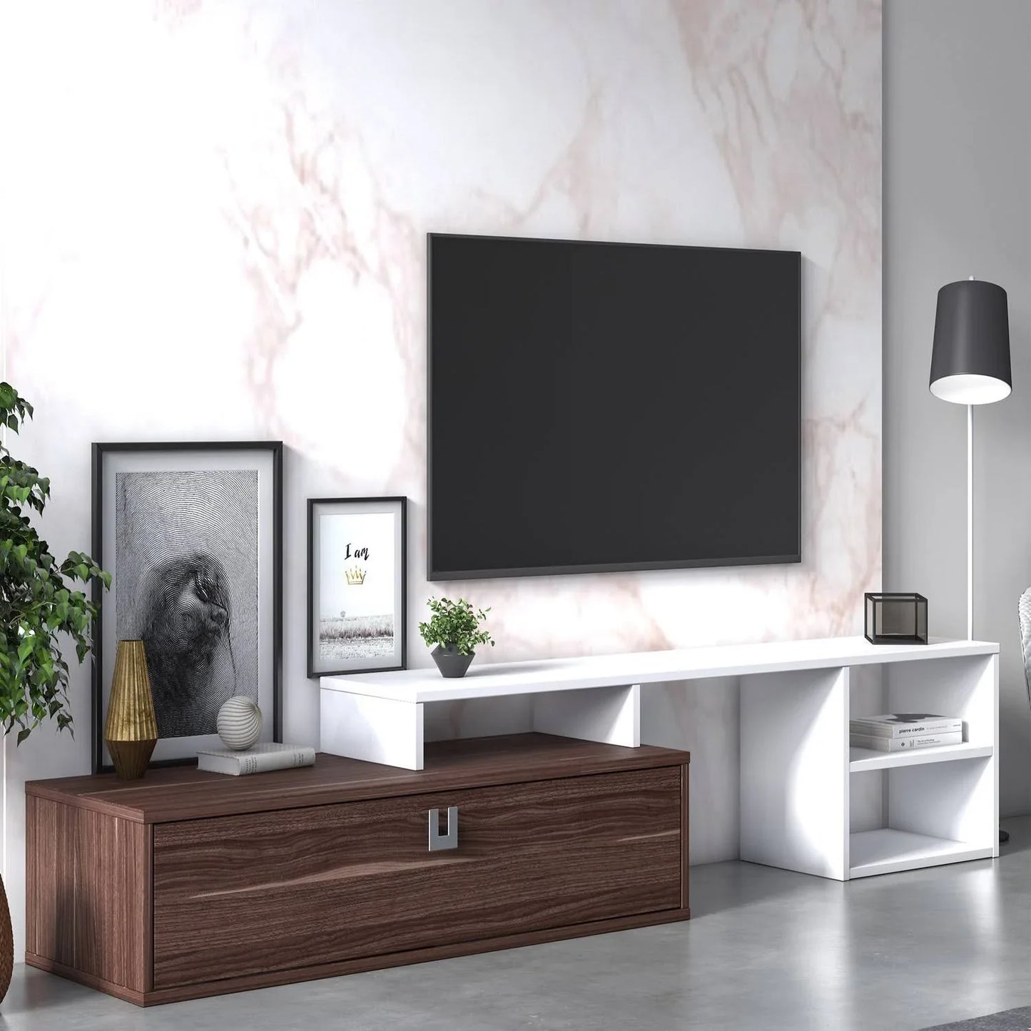 Modern extendable tv stand / display unit