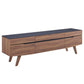 Tv stand in walnut gray