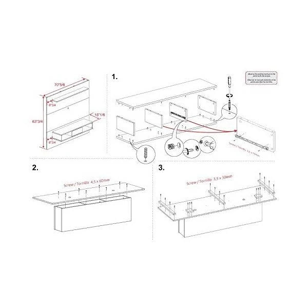 Wall Mounted Denzel TV Cabinet