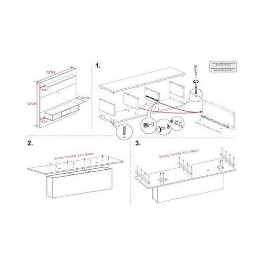 Wall Mounted Denzel TV Cabinet