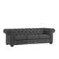 Grey Extra Long Tufted Modular Sofa