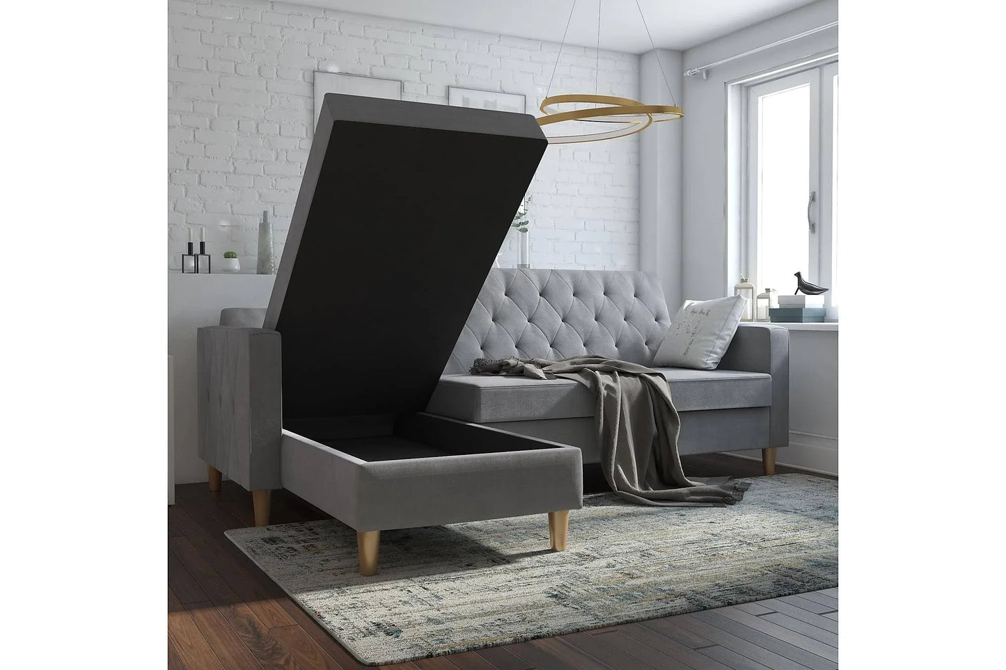 Zavior Furniture 2Piece Corner Sofa Chaise