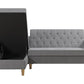 Zavior Furniture 2Piece Corner Sofa Chaise