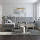 Zavior Furniture 2Piece Corner Sofa Chaise
