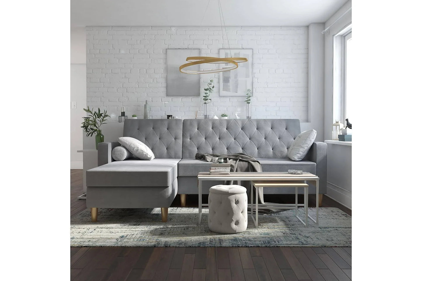 Zavior Furniture 2Piece Corner Sofa Chaise