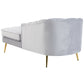 Bravich Velvet Upholstered Chaise Lounge