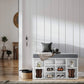Luxurious Shoe Storage Bench with Cushion and 10 Cubbies – Perfect for Dubai Homes