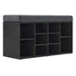 Luxurious Shoe Storage Bench with Cushion and 10 Cubbies – Perfect for Dubai Homes