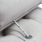 Lewis Bolster Arm Entryway Bench - Sky Neutral Beige Polyester