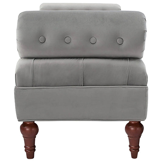 Lewis Bolster Arm Entryway Bench - Sky Neutral Beige Polyester